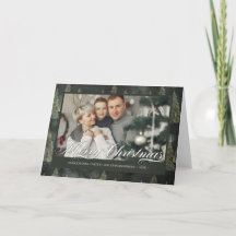 濃いエレガント緑のクリスマスツリー写真を追加