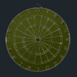 濃いオリーブの緑無地の色 ダーツボード<br><div class="desc">濃いオリーブ無地のグリーン色。色モダン。</div>