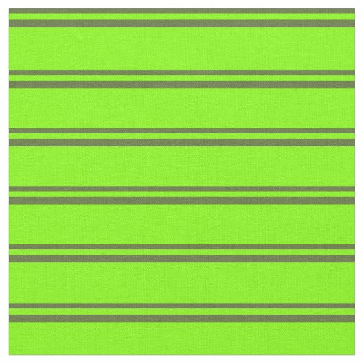 濃いオリーブ緑と文字色の線 ファブリック (クローズアップ)