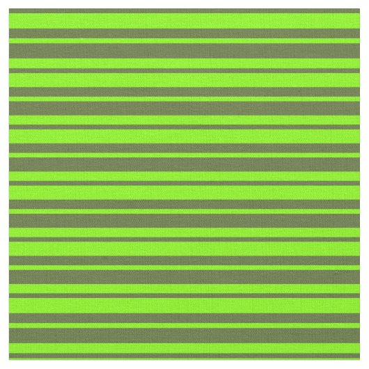 濃いオリーブ緑と果樹色の模様 ファブリック (クローズアップ)