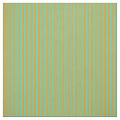 濃いオレンジとターコイズ線 ファブリック (見本)