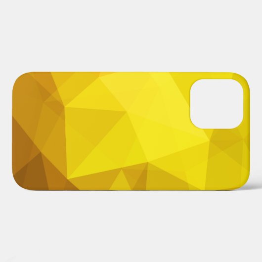 濃いオレンジ色の多角形。全く新しい色のイメージ Case-Mate iPhoneケース (裏面 (横))