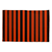 濃いオレンジ色（リバーシブル） 枕カバー (裏面)