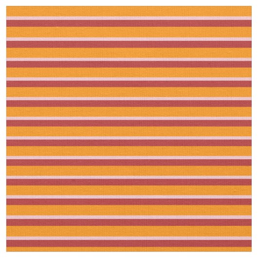 濃いオレンジ、ピンク、赤の色の線 ファブリック (クローズアップ)