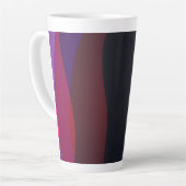 濃いカラフル抽象芸術716 カフェラテマグ (左アングル)
