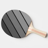 濃いグラデーションの虹はっきりした 卓球ラケット (横)