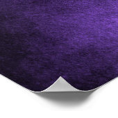 濃いグランジ背景 – 紫 ポスター (角)