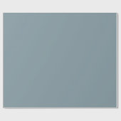 濃いシアンの無地の淡い色のカプリ ラッピングペーパー (フラット)