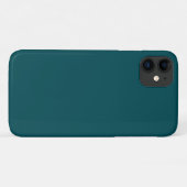 濃いシアンの電話 Case-Mate iPhoneケース (裏面(横))