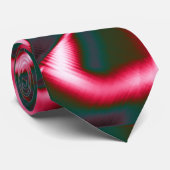 濃いシアン色の抽象芸術テープに赤いピンク色の色合い ネクタイ (ロール)