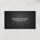 濃いテクスチャの背景 名刺 (正面)