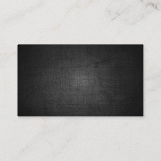 濃いテクスチャ | ピストンのハードウェア 名刺 (裏面)