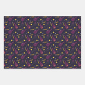 濃いテニスパターン ラッピングペーパーシート (正面2)