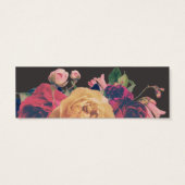 濃いバラ植物性植物検査登録挿入カード (裏面)