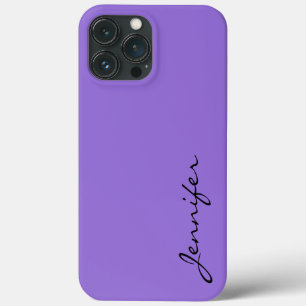 濃いパステル紫の背景色 iPhone 13 PRO MAXケース