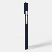 濃いパーソナライズされた青の放射状テクスチャ15 Case-Mate iPhoneケース (裏面 / 左)
