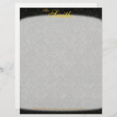 濃いビクトリアンレターヘッド（片面） レターヘッド (正面/裏面)