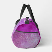 濃いピンクと紫のストームクラウドエフェクト ダッフルバッグ (右)