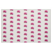 濃いピンクのはすの花 ファブリック (ファットクウォーター)