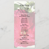 濃いピンクのハイビスカス プログラム (裏面)