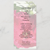 濃いピンクのハイビスカス プログラム (正面/裏面)