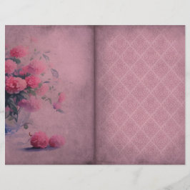 濃いピンクのフローラ履歴ページ