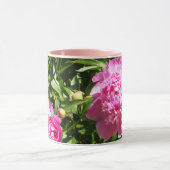 濃いピンクの牡丹 マグカップ (中央)