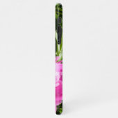 濃いピンクの牡丹 iPhoneケース (左側)