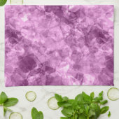 濃いピンクの皺になったテクスチャ キッチンタオル (折り畳み)