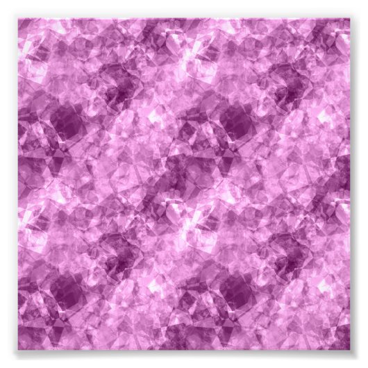 濃いピンクの皺になったテクスチャ フォトプリント (正面)