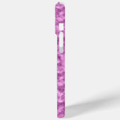 濃いピンクの皺になったテクスチャ Case-Mate iPhoneケース (裏面 / 左)