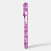 濃いピンクの皺になったテクスチャ Case-Mate iPhoneケース (裏面 / 左)