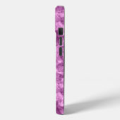 濃いピンクの皺になったテクスチャ Case-Mate iPhoneケース (裏面 / 左)