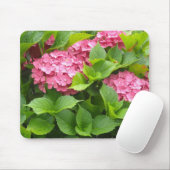 濃いピンクの紫陽花 マウスパッド (マウス)