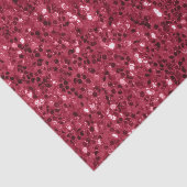 濃いピンクの赤いマゼンダフェイクのきらめきグリッター 薄葉紙 (詳細)
