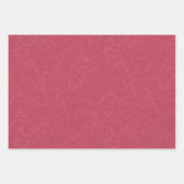 濃いピンクの  シワのある 渦巻き模様 ラッピングペーパーシート (正面2)