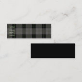 濃いプレイド-スキニー スキニー名刺 (正面/裏面)