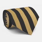 濃いベージュのガラス縦線の幾何学的ストライプ ネクタイ (ロール)