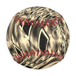 濃いベージュのトーンでツイスト、鏡 野球ボール