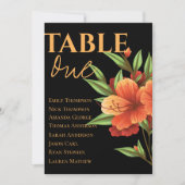 濃いムーディオレン結婚ジフローラのテーブル席 (正面)