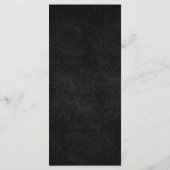 濃いムーディパープルゴシック花模様結婚のメニュー メニュー (裏面)