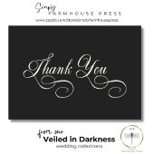 濃いムーディビクトリアンー・ムーン&サン結婚ズ サンキューカード