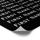 濃いムーディロマンチック結婚なフローラの座席表 ポスター (角)