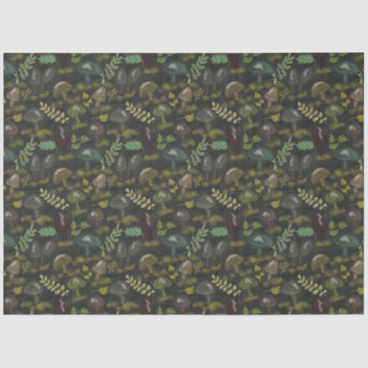 濃いムーディースマッシュルーム美しい 薄葉紙 (正面)