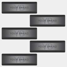 濃いモダングレーのグラデーション名またはビジネス名