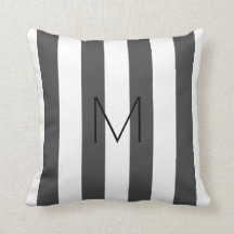 濃いモダン灰色のストライプ白モノグラムの色