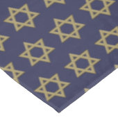 濃いモダン青 | ハヌカー（ユダヤ教の祭り） | デービッドの星 テーブルクロス (アングル)