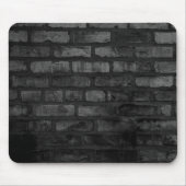 濃いレンガの壁の背景 マウスパッド (正面)