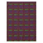 濃いワイン色のアー刺激を受けたト テーブルクロス (正面)