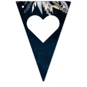 濃いヴィンテージリース バンティングフラッグ (第1の旗)